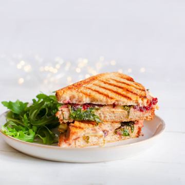 Vegetarian Turkey & Cranberry Toastie