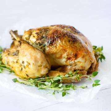 Grill-H&auml;hnchen mit Knoblauch und Kr&auml;utern