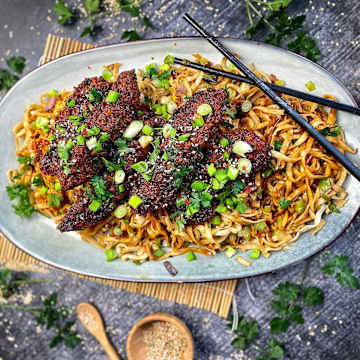 Crispy Chicken Sticks Asia-Style