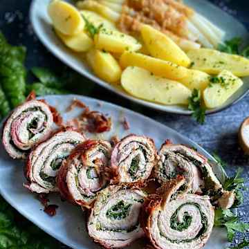Spinat-Puten-R&ouml;llchen