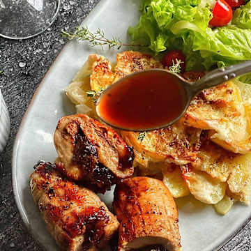 Fruchtiges Schweinefilet