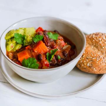 Slow Cooked Veggie Chilli
