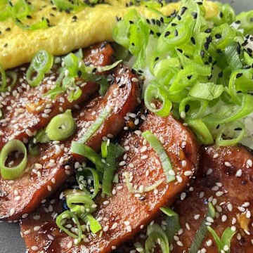 Teriyaki Canned Pork and Rice