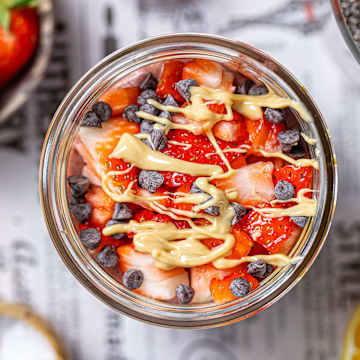 Erdbeeer Chia Pudding