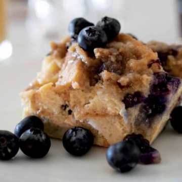 Blueberry French Toast Casserole