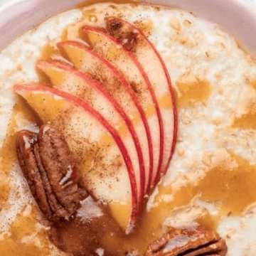 Roasted Apple Oatmeal Bowl