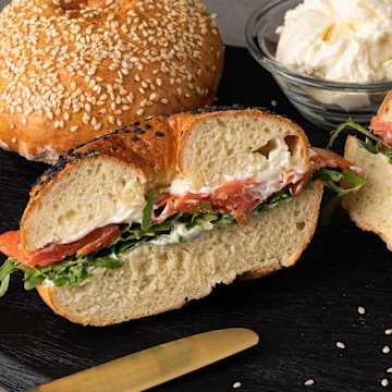 6 Zutaten New York Style Bagels