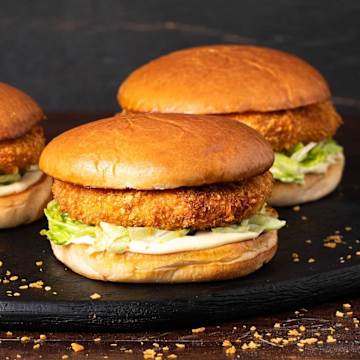 Crispy Chicken Burger aus der Hei&szlig;luftfritteuse