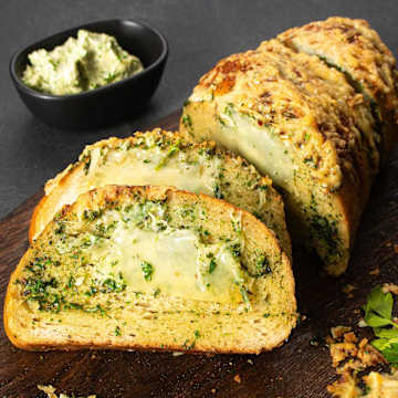 Kr&auml;uter-Grill-Baguette mit Bergk&auml;se