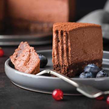 Schokoladen-K&auml;sekuchen