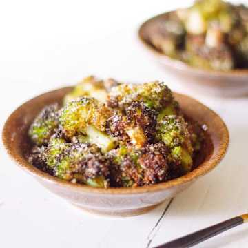 Knuspriger Brokkoli Mit Parmesan