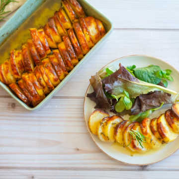 Baked Potato with Salted Butter & Fresh Rosemary