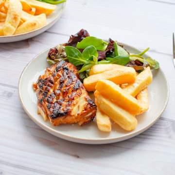 Grilled Caramelised Cod with Smoked Paprika, Garlic & Balsamic Vinegar