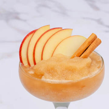 Gefrorener Apfel-Zimit-Slush