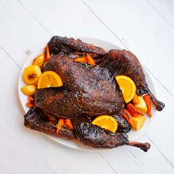 Honey & Orange Spatchcock Turkey
