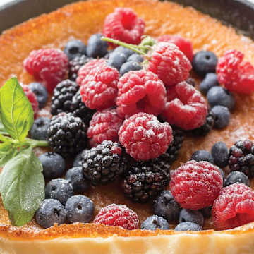 Dutch Baby with Fresh Mixed Berries
