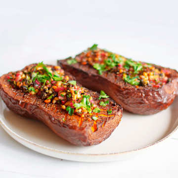 Roast Stuffed Butternut Squash