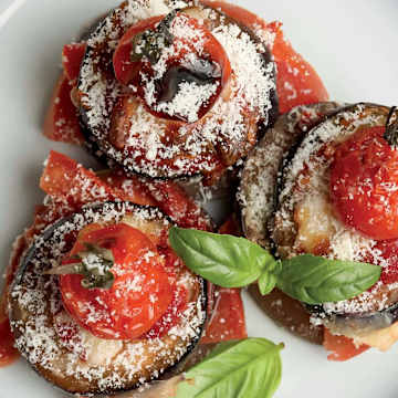 Eggplant Parmesan & Garlic Bread