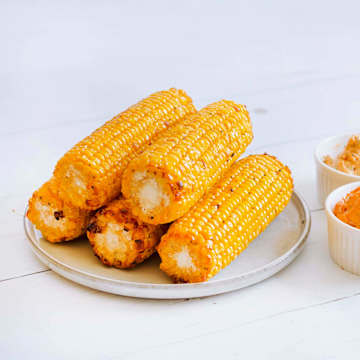Barbecue Corn on Cob With Flavoured Butters