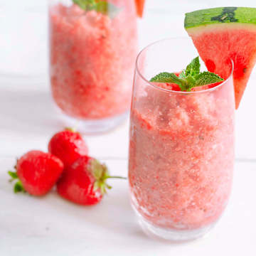 Watermelon & Strawberry Slushie