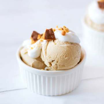 Lite Vegan Banoffee Pie Ice Cream