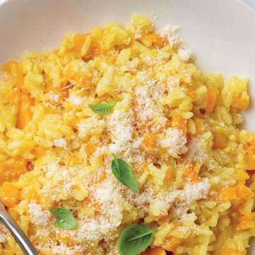 Butternut Squash and Bacon Risotto