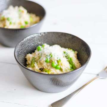 Asparagus & Pea Risotto