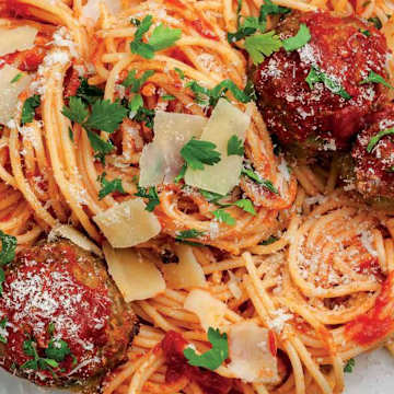 Easy Spaghetti & Meatballs