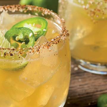 Smoked Spicy Margarita