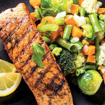 Grilled Smoked Salmon