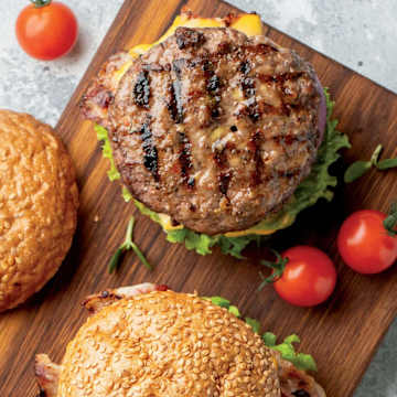 Grilled Smoked Burgers