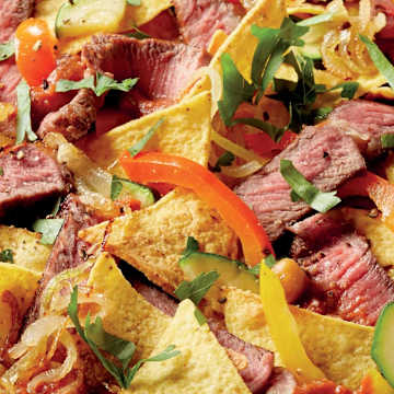 BBQ Smoked Beef Brisket Nachos