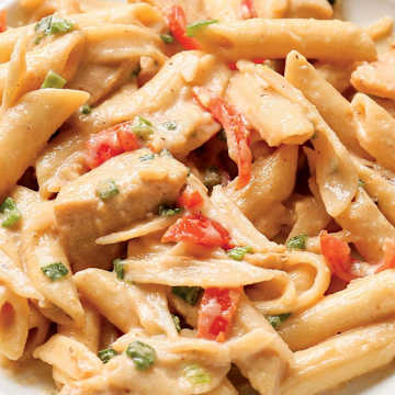 Smoked Chicken Cajun Pasta