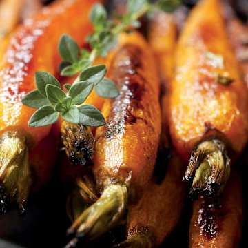 Smoked Roasted Carrots
