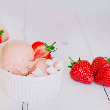 Strawberry Marshmallow Protein Ice Cream
