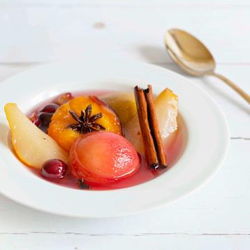 Poached Summer Fruits