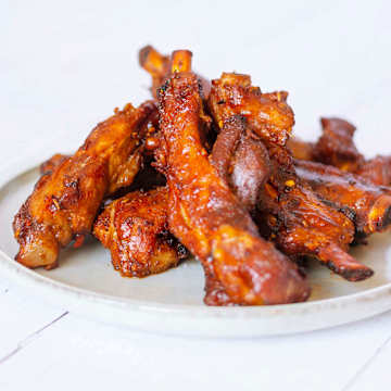 Sticky Pork Ribs in Cider