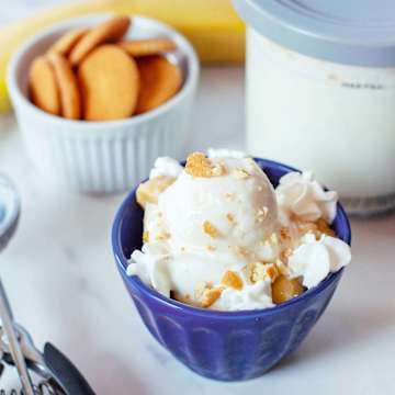 Banana Pudding Protein Ice Cream
