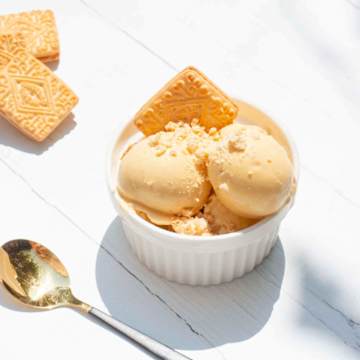 Custard Cream Protein Ice Cream