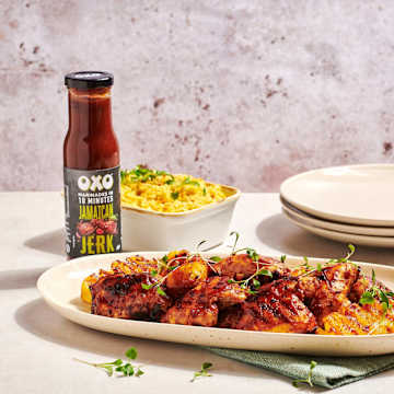 OXO Jerk Chicken Thighs with Pineapple