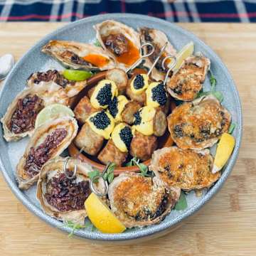 Smoked Trio of Oysters