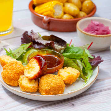 Reds� Mac 'N' Cheese Bites with Kansas City Style Sauce