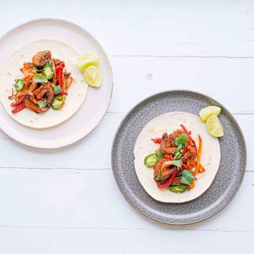 Steak & Veggie Fajitas