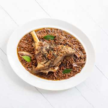 Lamb with Puy Lentils