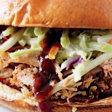Smoked Pulled Pork Sandwiches