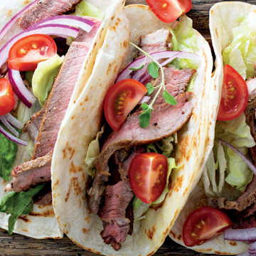 Grilled Skirt Steak Tacos