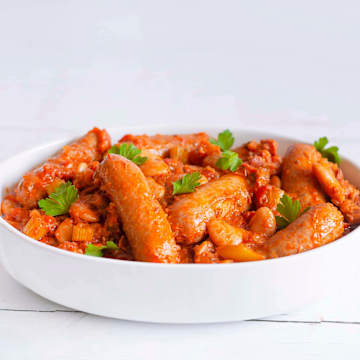 Sausage and Bean Hotpot