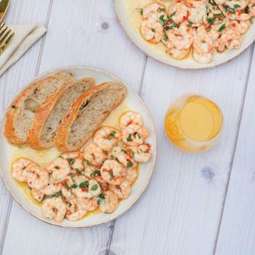 Seared Garlic & Chilli King Prawns