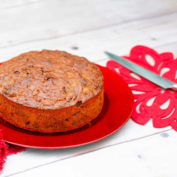 Christmas Cake with Smoked Fruits & Nuts