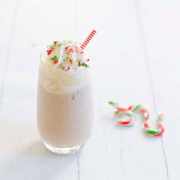 Candy Cane Protein Shake